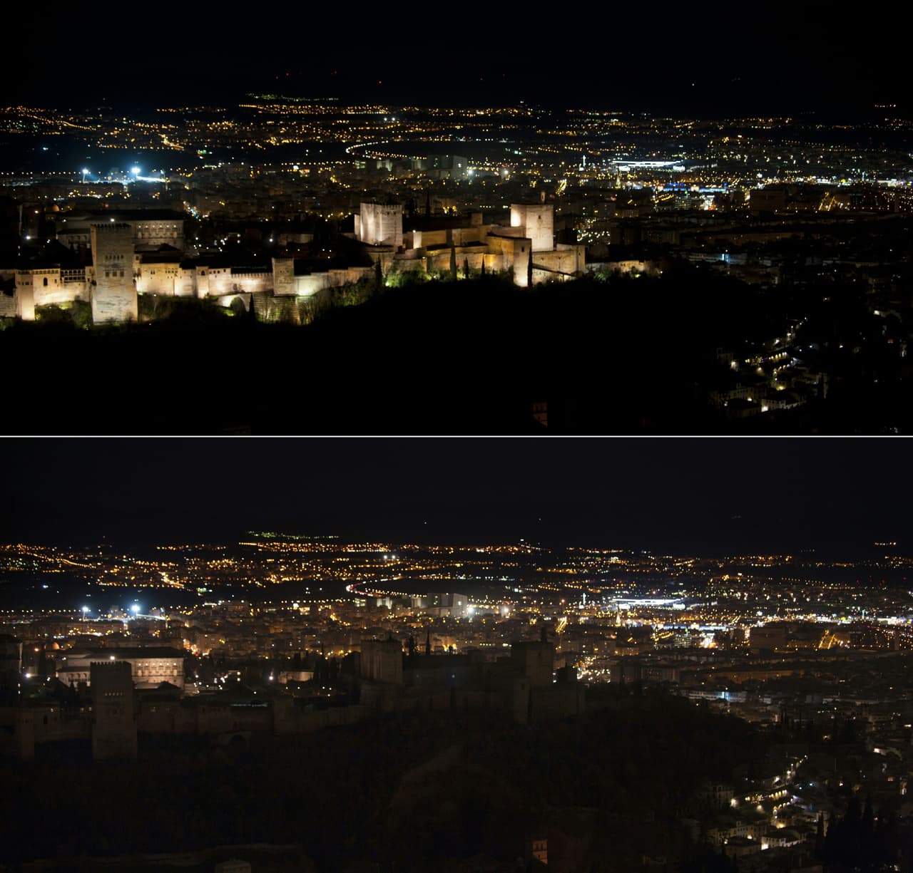 La Alhambra de Granada, España.