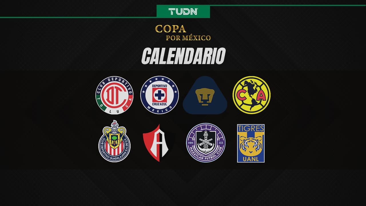 Copa por México: calendario y horarios del torneo que marcará el regreso del futbol