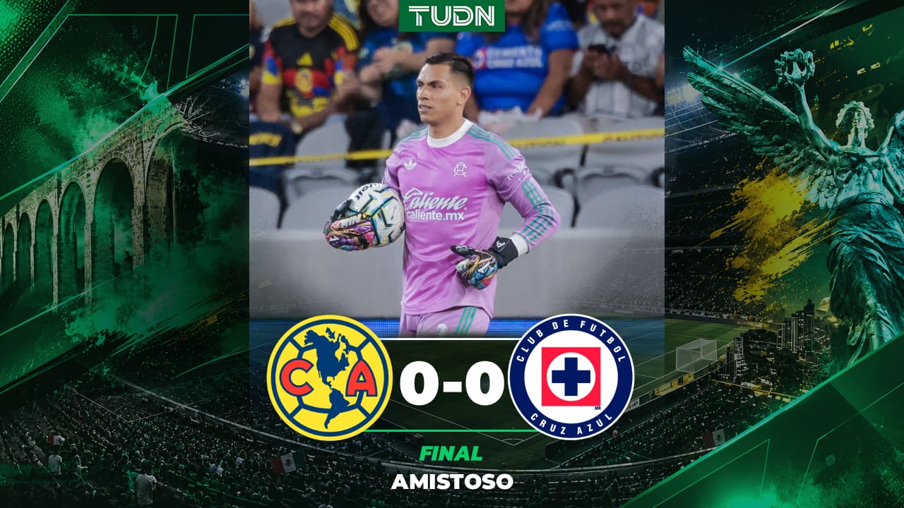 América y Cruz Azul empatan en amistoso durante el parón de la Liga MX por la Fecha FIFA