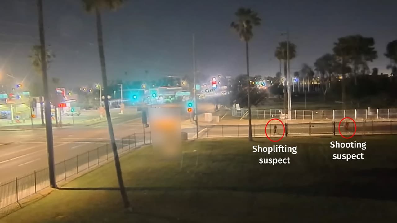 Revelan imágenes de fatal tiroteo entre un presunto ladrón y un oficial de policía de Phoenix.