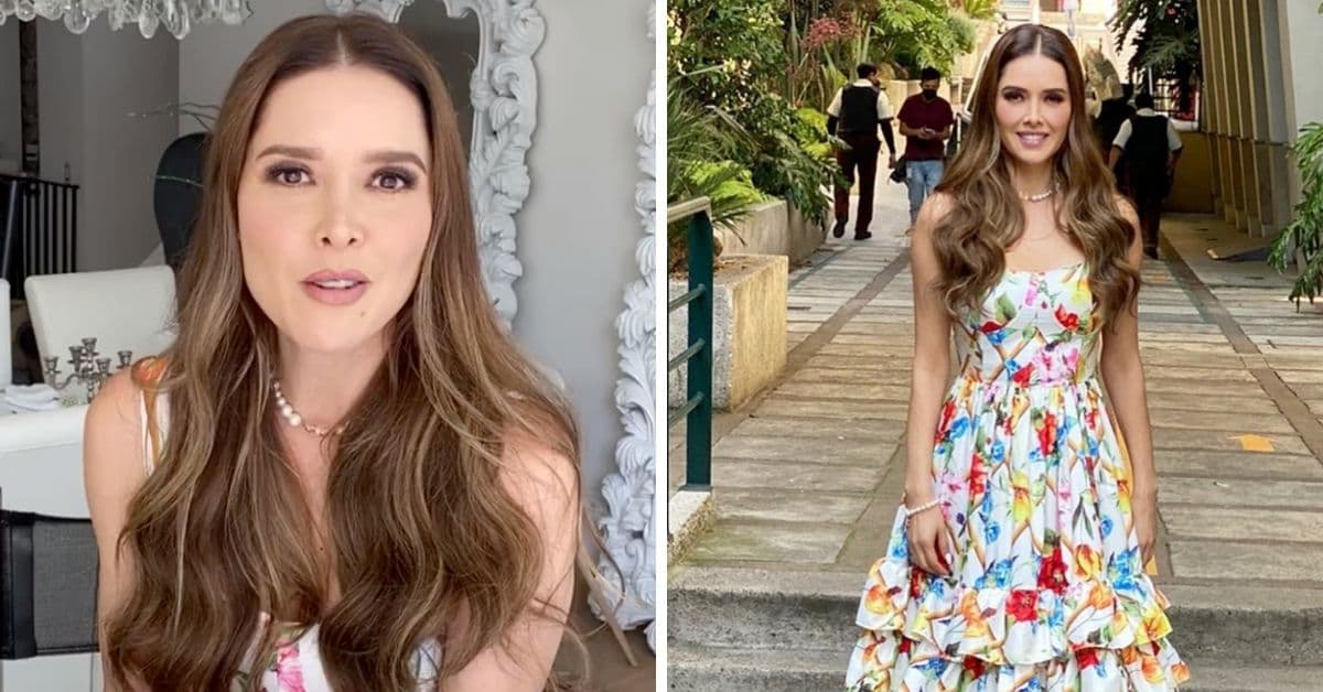 Marlene Favela enamoró con un 'jumpsuit' rojo que acentuó aún más su esbelta cintura