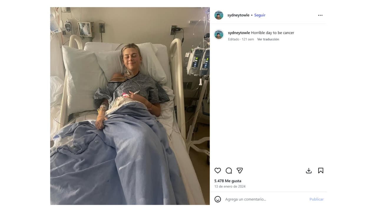 Sydney Towle se sometió a una resección hepática en 2024.
