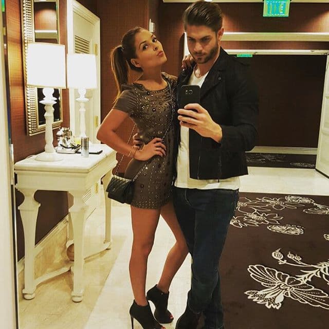 Desde el principio, el galán argentino quedó cautivado por la mexicana.