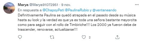 Críticas a Paulina Rubio