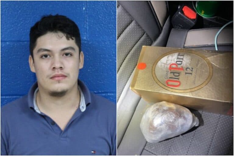 Arrestan a hombre en parada de tráfico en el condado de Nash y le encuentran metanfetaminas