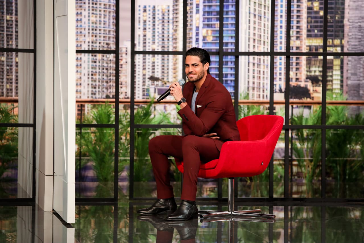 Roberto hizo la prueba de cómo se sentirían los participantes.