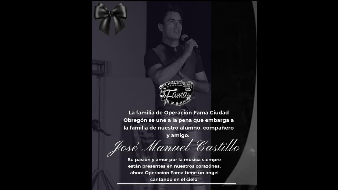 Manuel Castell murió a los 29 años, era cantante y estaba casado.