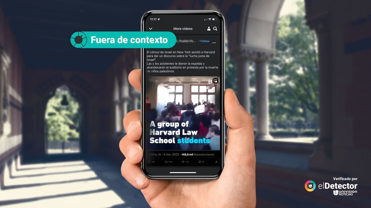 La protesta en Harvard contra el cónsul de Israel en Nueva York que circula en redes no es actual: fue en 2019
