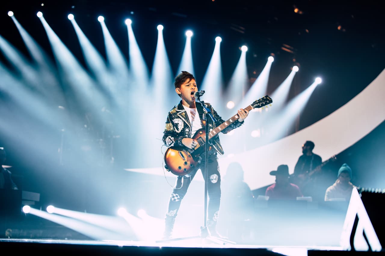 Interpretó 'Música ligera' de Soda Stereo.