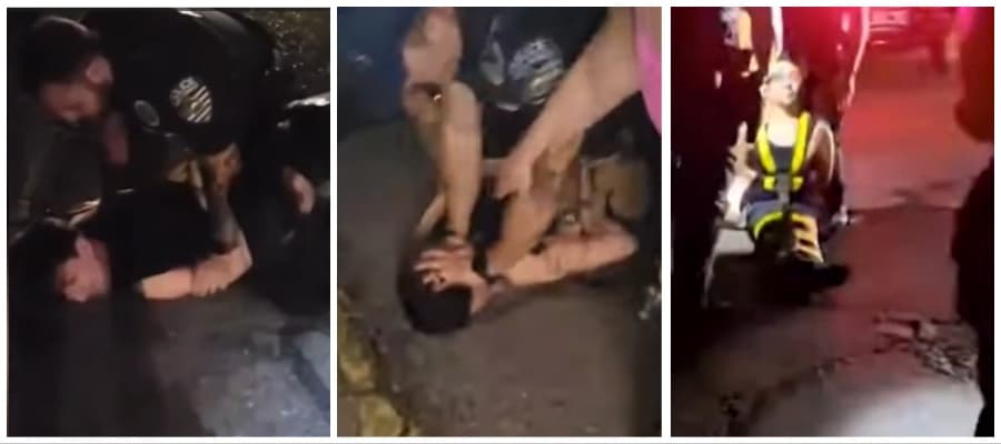 Oficiales de West Jordan usan la fuerza para arrestar a un joven hispano.