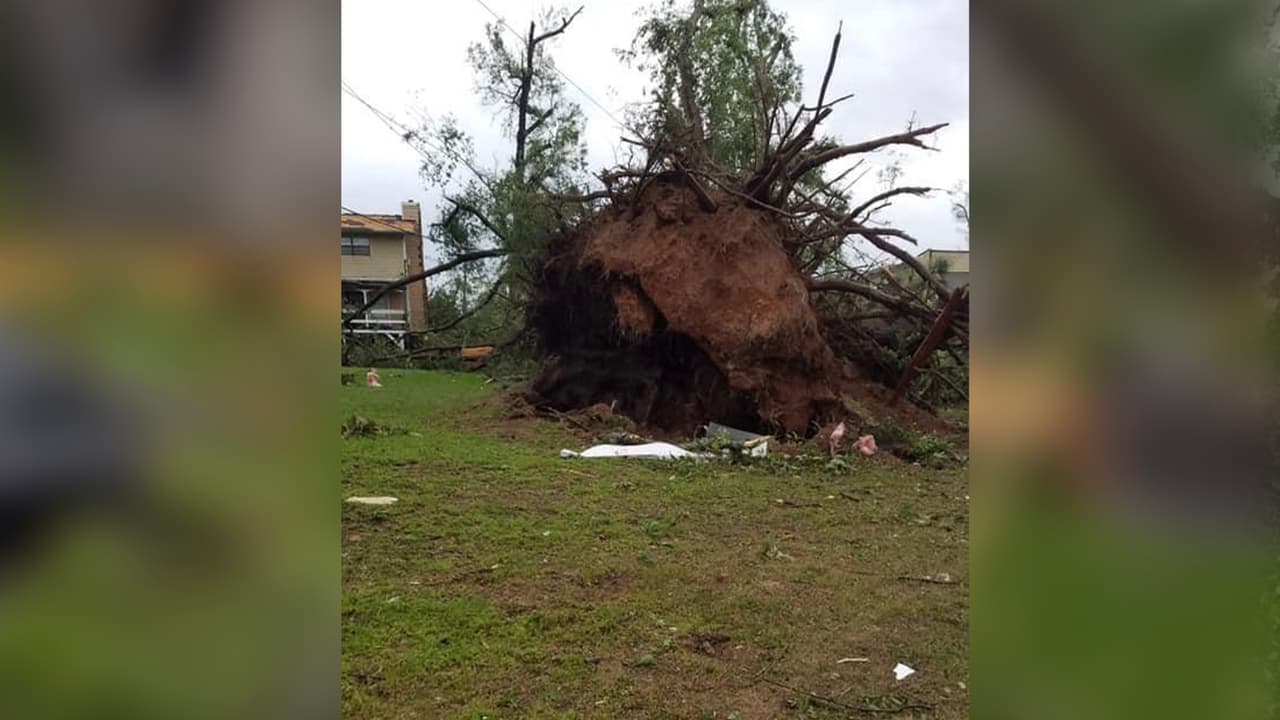 Los condados afectados fueron Polk, San Jacinto y posiblemente Walker en su lado este.
