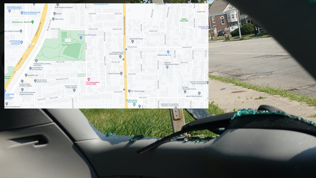 Ataque al automóvil de una mujer en Atlanta queda grabado en video