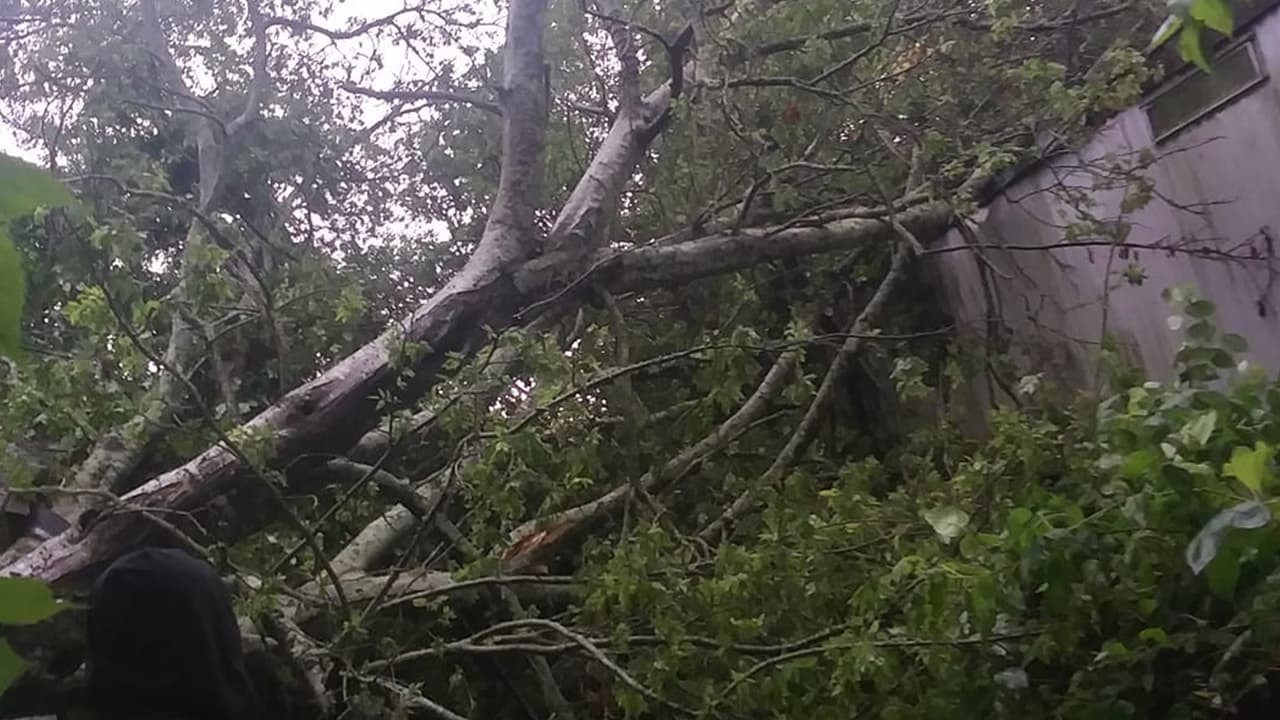 La compañìa Center Point trabajó desde tempranas horas del miércoles para restablecer el servicio en las zonas afectadas.