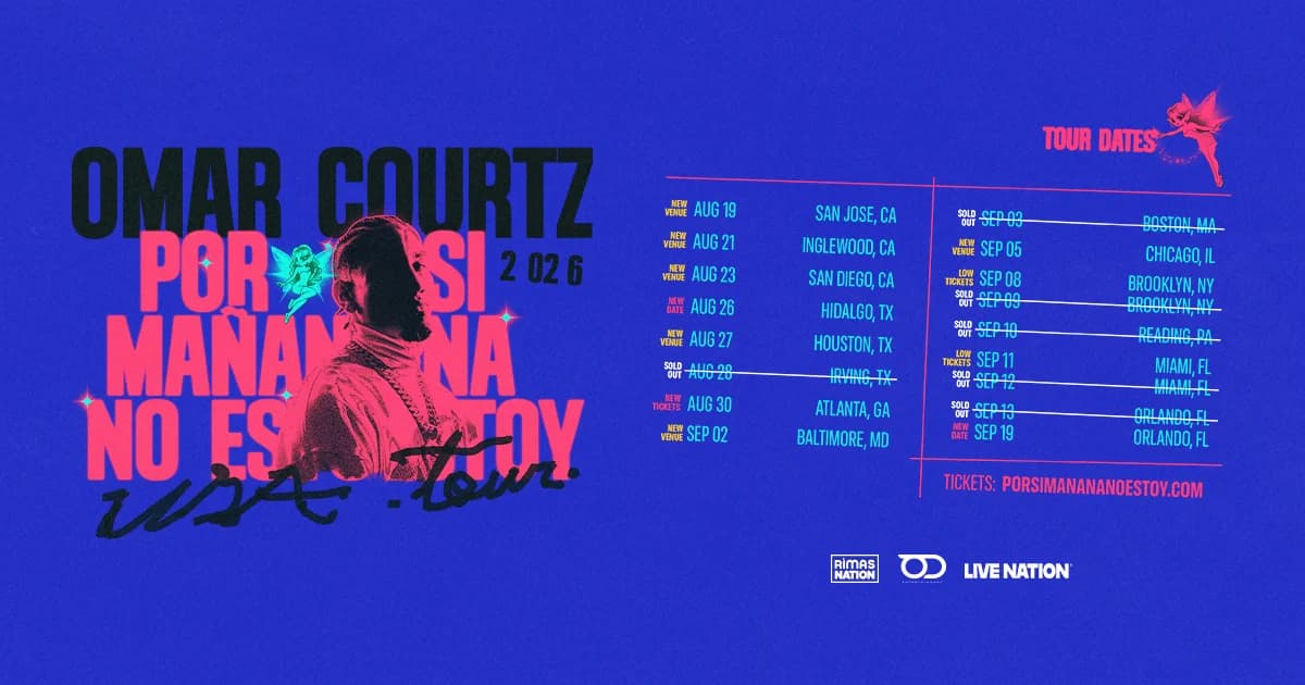 Omar Courtz en Orlando: una noche de reguetón, energía y estilo