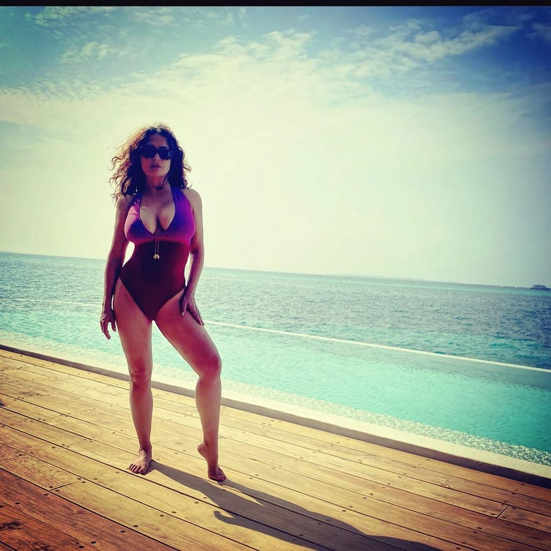 A pesar de que Salma Hayek no aparenta su edad, ya tiene 54 años y eso le ha significado experimentar cambios en su cuerpo.