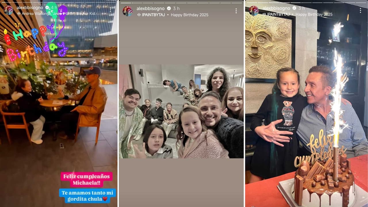 Alex Bisogno le dedicó emotivas palabras a su sobrina Michaela por su cumpleaños.