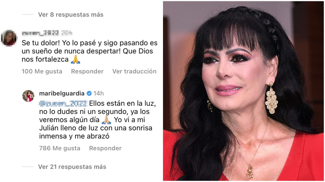 Maribel Guardia contó que vio a su fallecido hijo, Julián Figueroa.