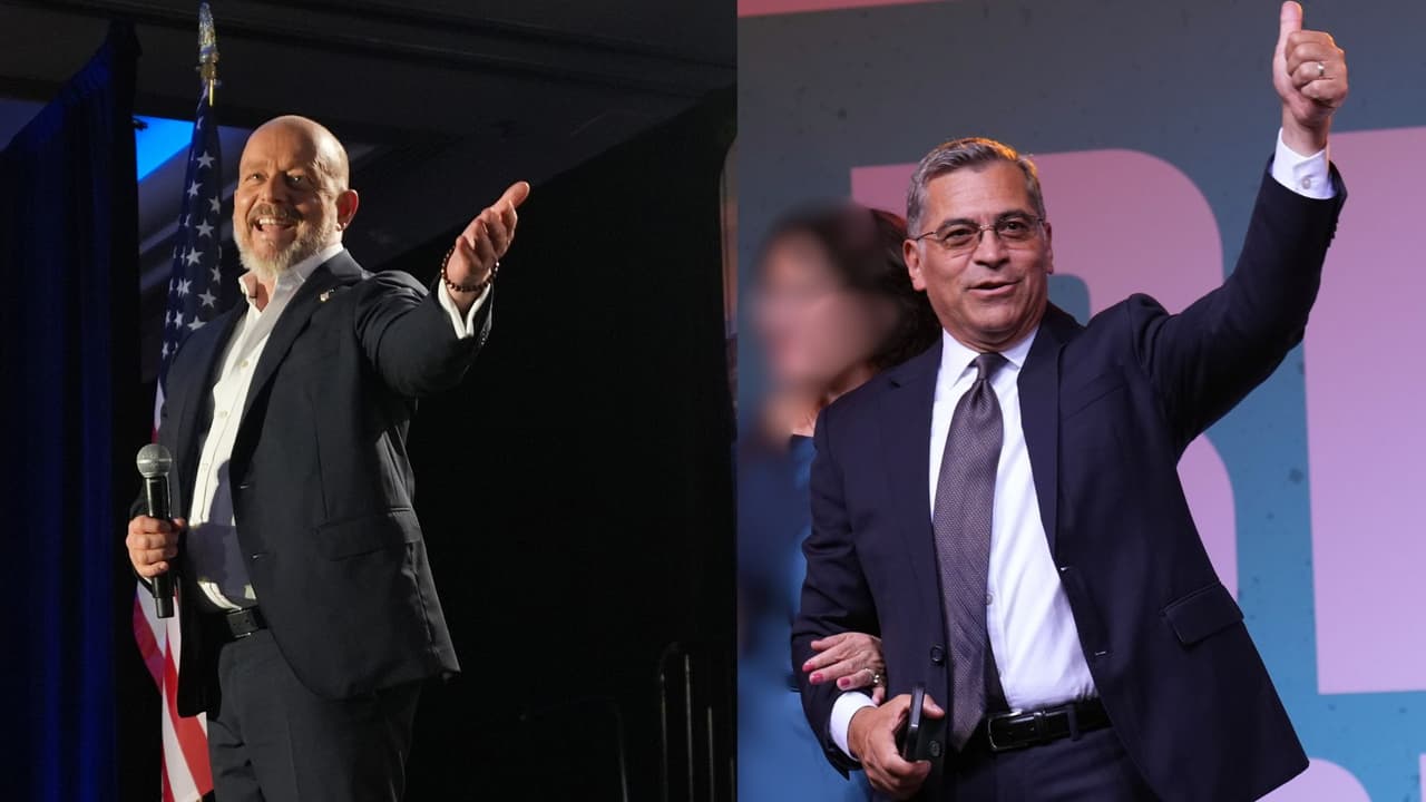 Los primeros recuentos en California proyectan que Steve Hilton y Xavier Becerra se disputarán la gobernatura
