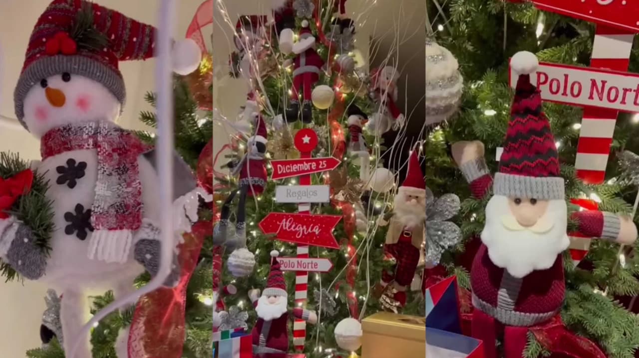 El árbol de Navidad de Marlene Favela