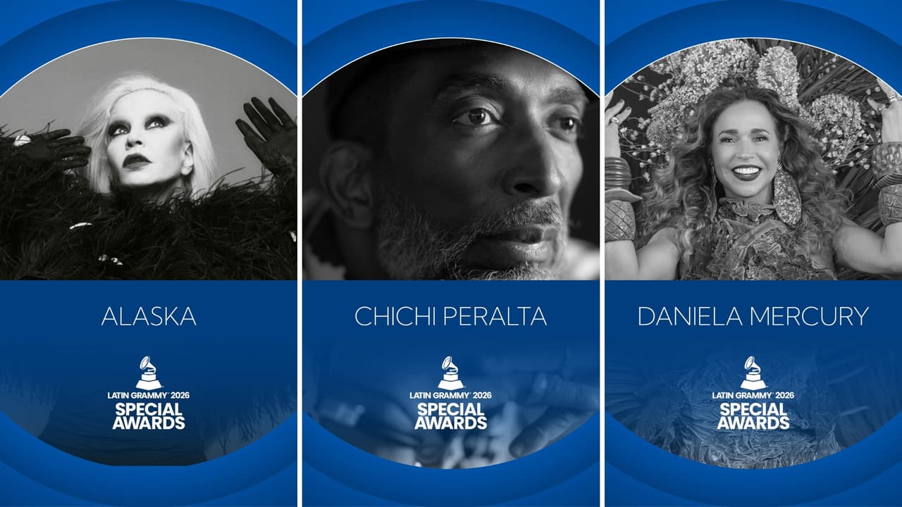 Alaska, Chichí Peralta y Daniela Mercury Premios Especiales Latin GRAMMY 2026