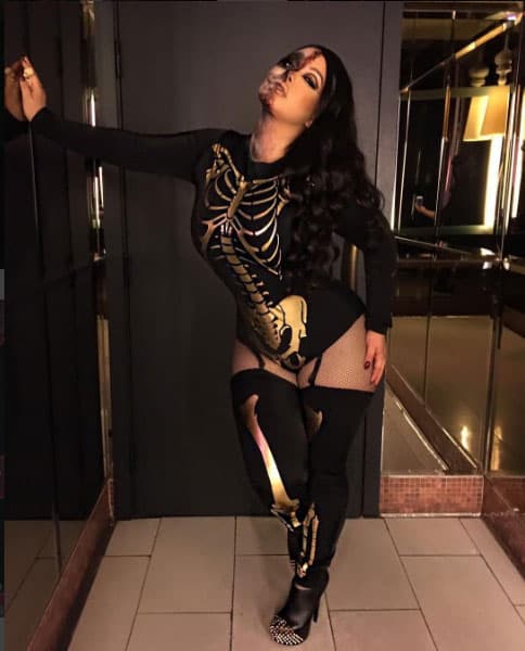 ¿Qué tal este disfraz que usó para el pasado Halloween?