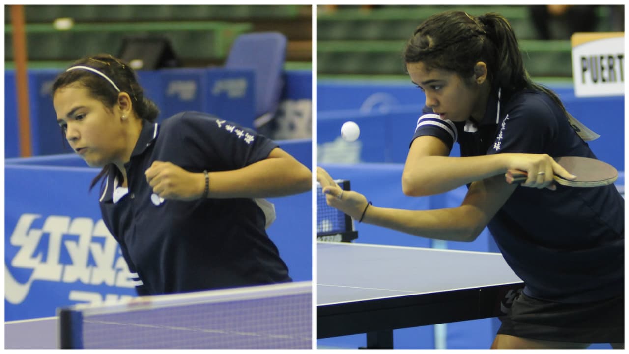 Invictas las boricuas en el tenis de mesa
