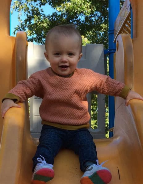 Ella es River Rose, su adorable nena.