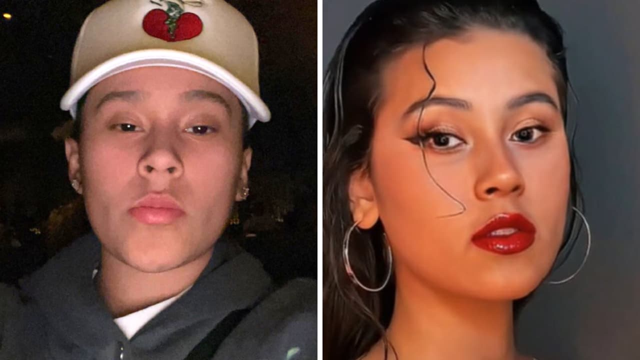 Yahritza nunca se maquilló, pero sí prueba cómo se ve con bigote y barba