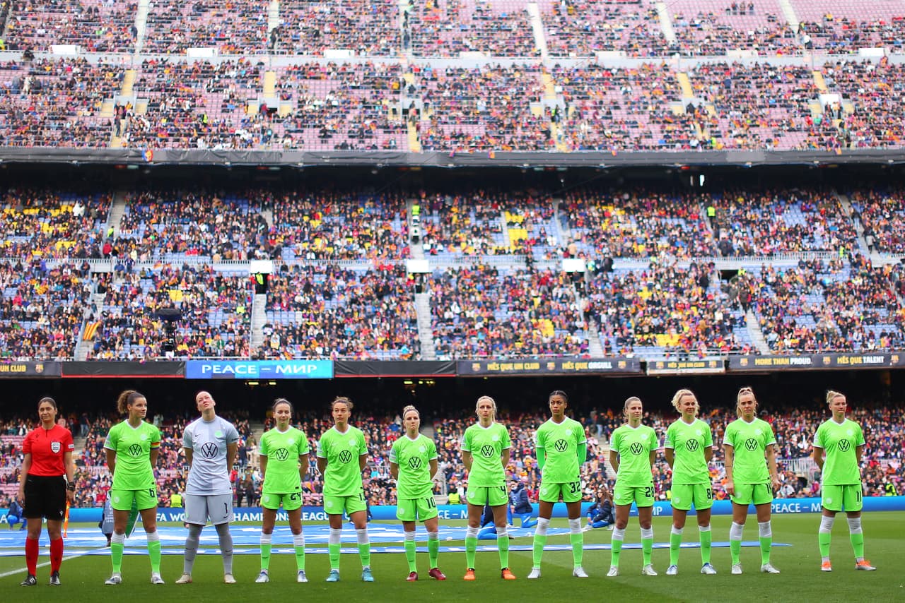 El Barcelona ingresó 91 mil 648 aficionados al Camp Nou ante el Wolfsburgo para convertirse en el partido femenil con más asistentes de la historia.