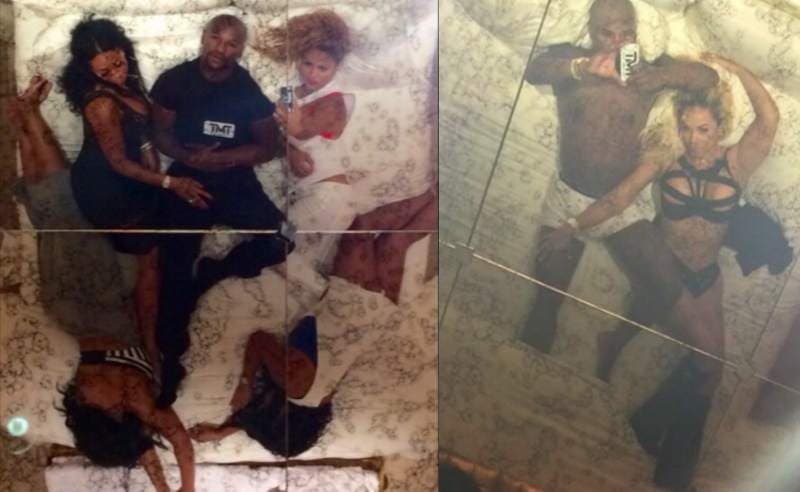 Mayweather Jr. presume fotografía con cuatro mujeres en su cama