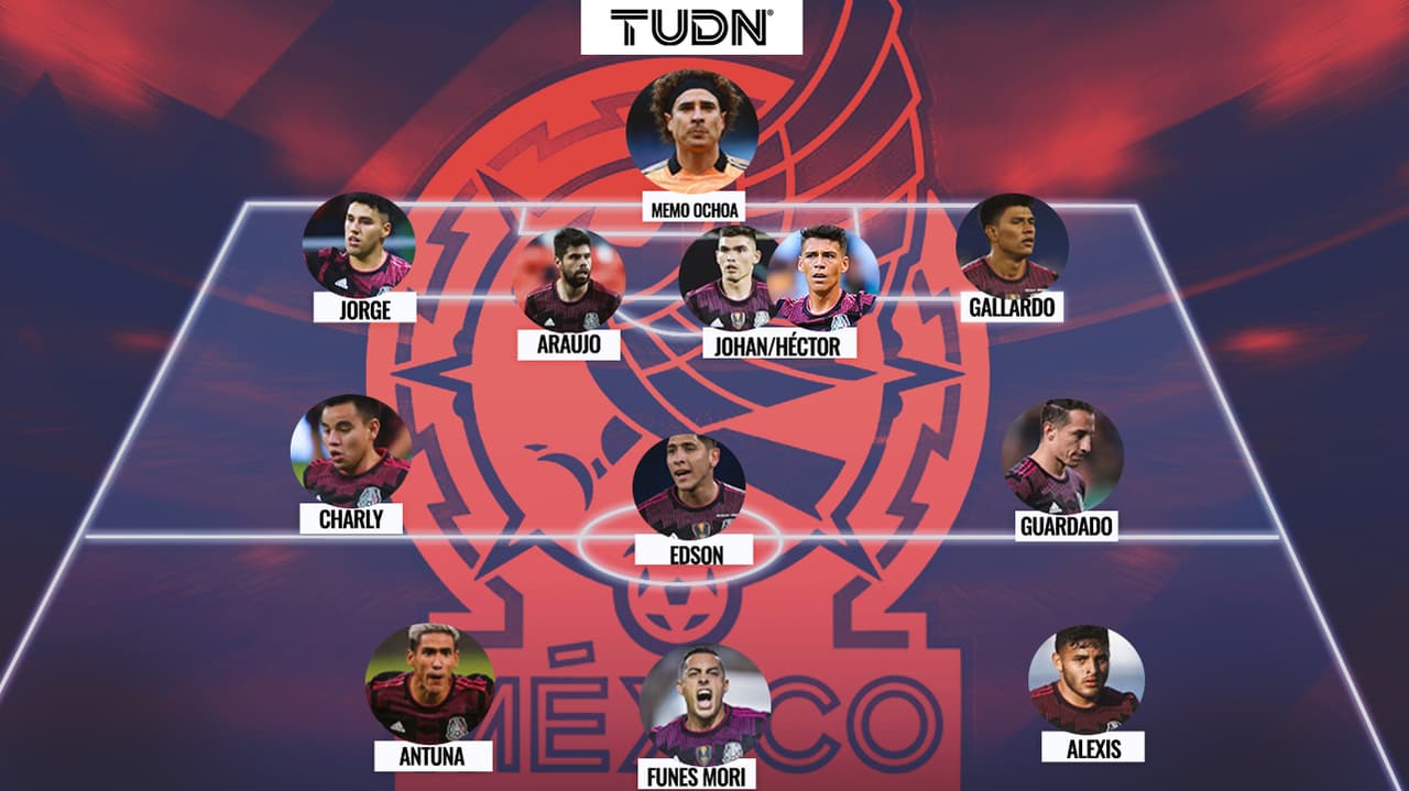 Este es el posible XI de México para visitar a Jamaica.