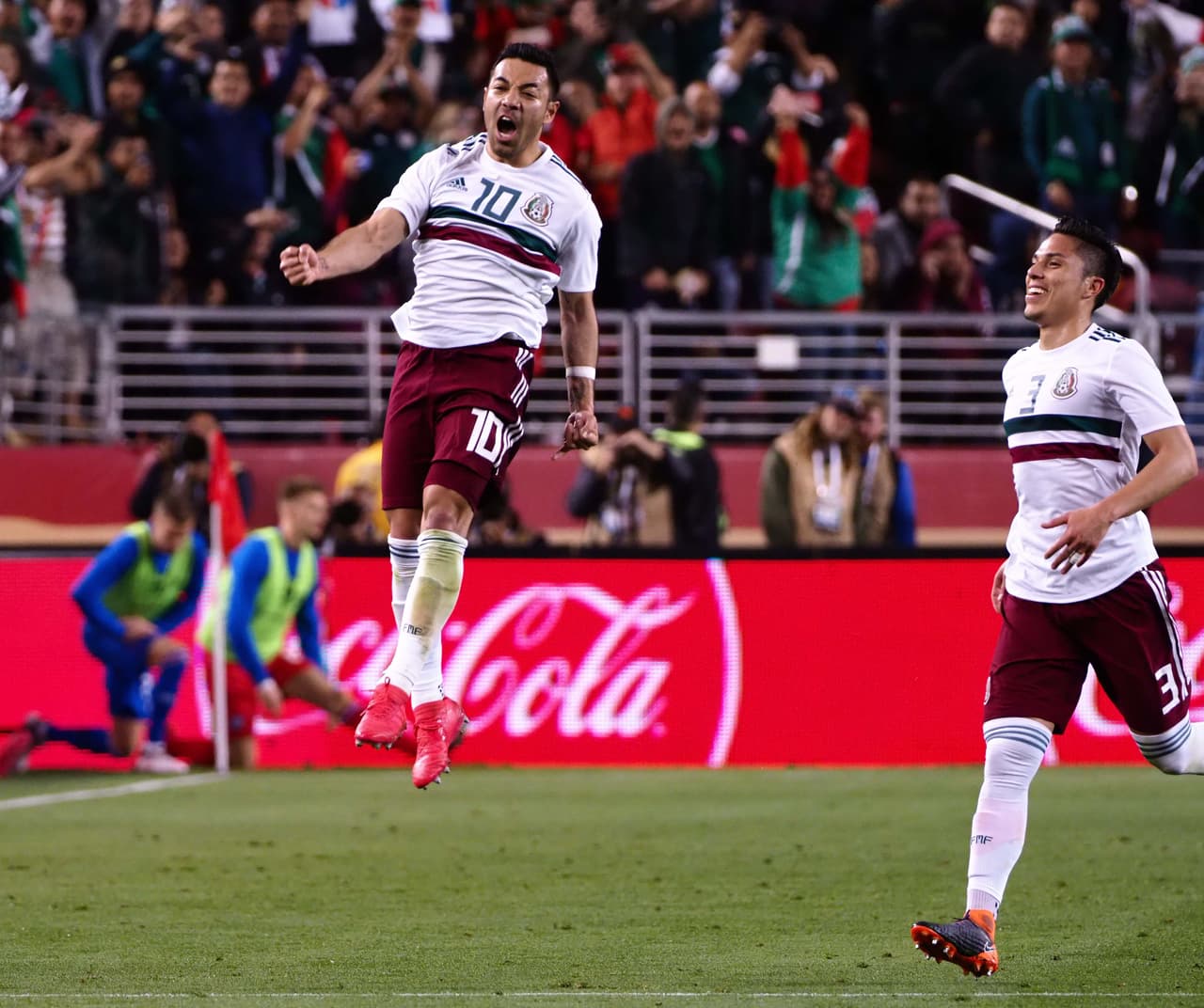 Osorio convocaría a Marco para su segundo Mundial en Rusia 2018. Nuevamente sería utilizado como recambio, y esta vez solo vería acción en un partido, ante Suecia.