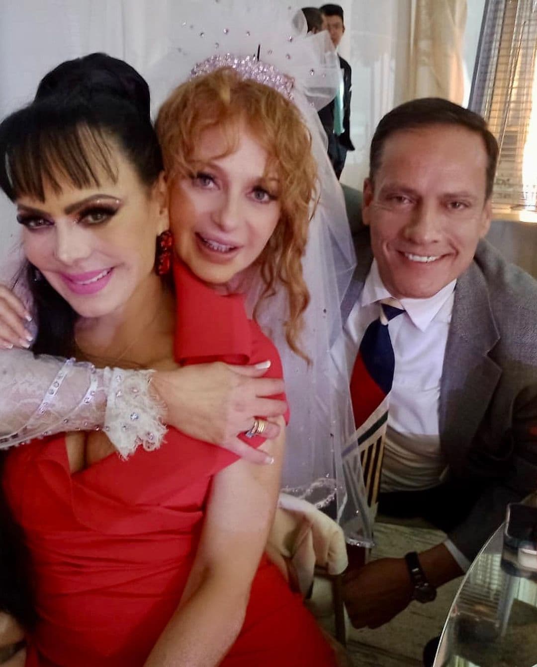 La costarricense lució un espectacular vestido rojo.
<br>