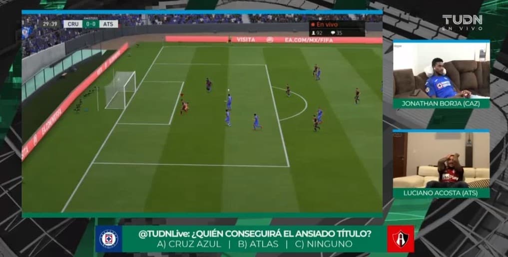 Al 30’ la primera de peligro y no nos dejaron ver la repetición.