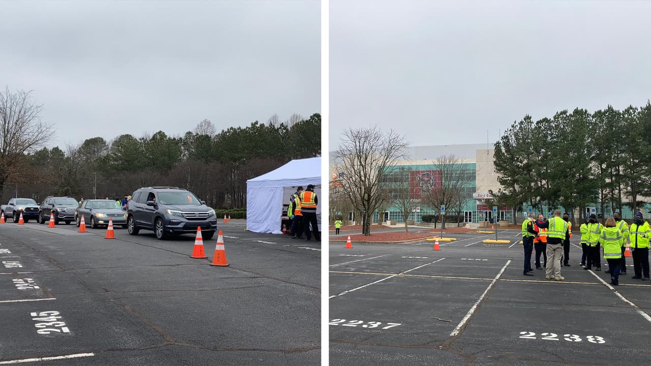 Más de 2,000 personas se vacunarán el jueves y viernes en el PNC Arena en Raleigh.