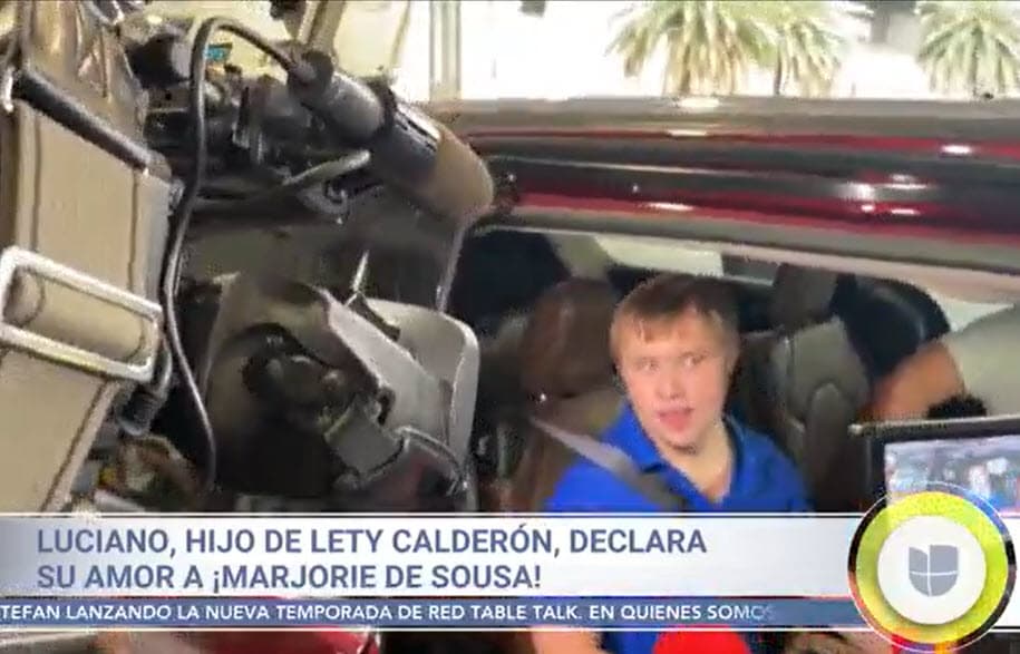 "Tengo solo una (novia). (Es) Marjorie de Sousa y las demás ya se fueron", confesó el jovencito.
<br>