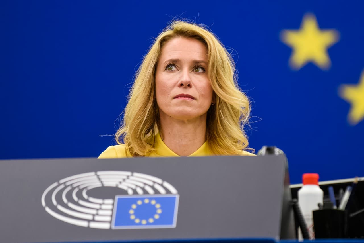 La primera ministra Kaja Kallas.