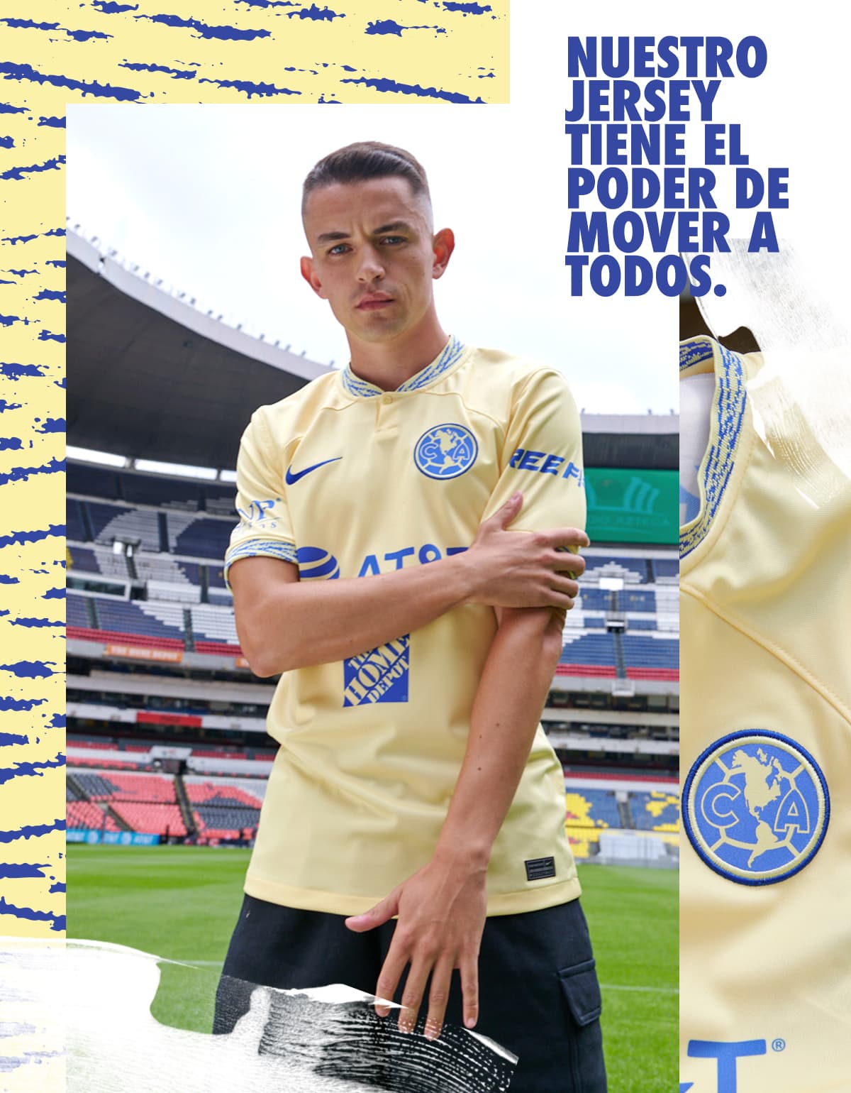 Uniforme de local del América para el Apertura 2022 y Clausura 2023.