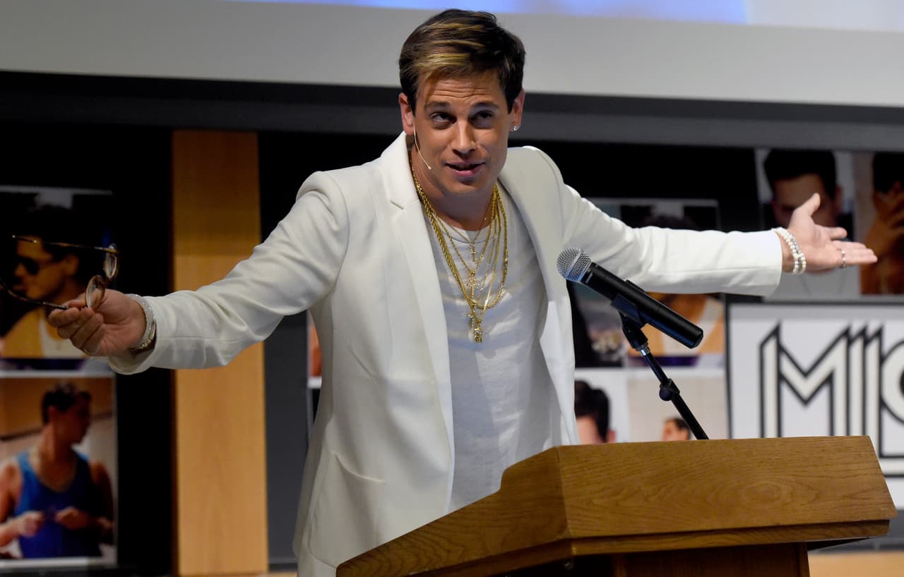 Milo Yiannopoulos, editor del sitio Breitbart News y ferviente seguidor de Donald Trump.