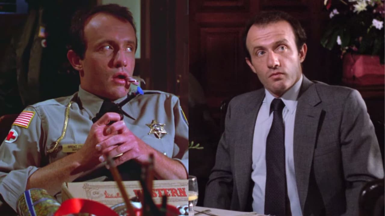 El actor Jonathan Banks en ‘Gremlins’ y ‘Beverly Hills Cop’ de 1984.