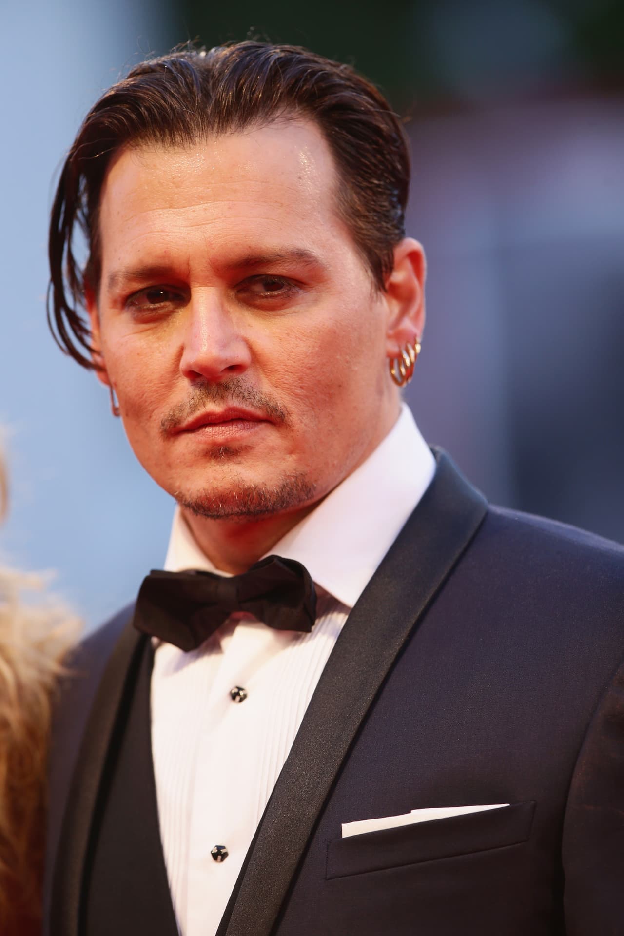 Johnny Depp en la alfombra roja de 'Black Mass'.