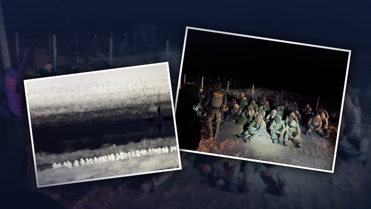 Un grupo de 50 personas fue descubierto por la Patrulla Fronteriza escondidos entre la maleza