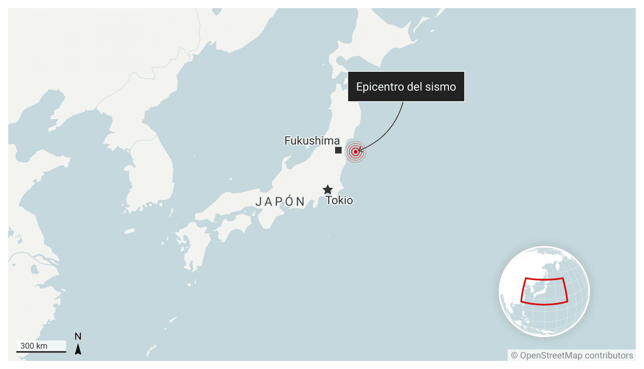 Poderoso terremoto de 7.3 golpea Japón y deja a unas dos millones de personas sin electricidad