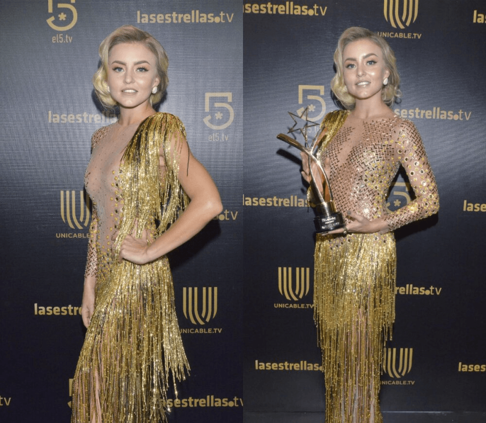 Angelique Boyer en la entrega de los Premios TVyNovelas 2019.