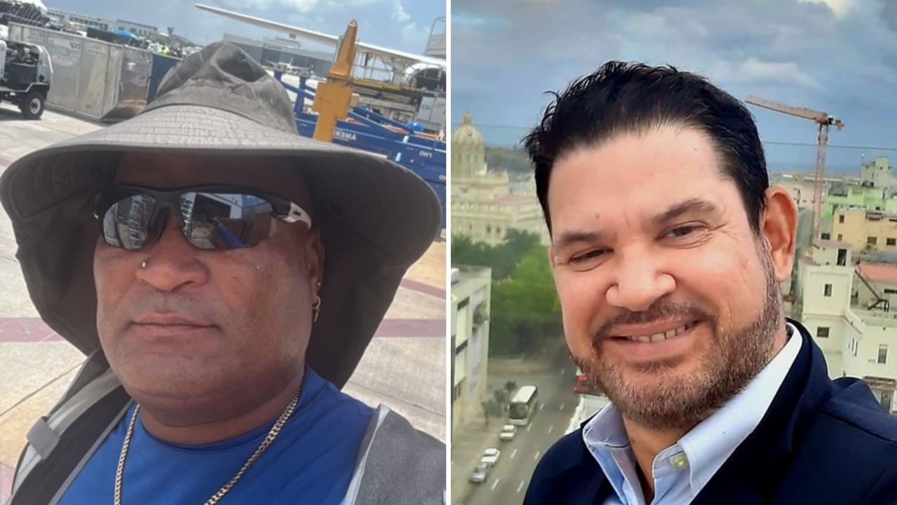 Javierkys Reyes Quevedo y Carlos Acosta Fajardo son dos de los cinco trabajadores que murieron cuando un avión de carga operado para Amazon se salió de la pista del Aeropuerto Internacional de Miami y chocó contra el vehículo en el que viajaban.
