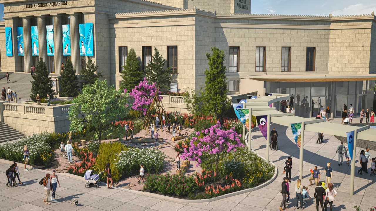 El acuario ha adoptado durante mucho tiempo una práctica sostenible para administrar los espacios verdes y la orilla del lago, y el Compromiso del Centenario proporcionará un acceso aún mayor para presenciar estos espacios de cerca. El nuevo plan también creará un hábitat vibrante para especies de plantas nativas como las algas lecheras, aves migratorias como las poblaciones de cuco e insectos de factura amarilla y polinizadores importantes como mariposas monarca y varias especies de abejas.