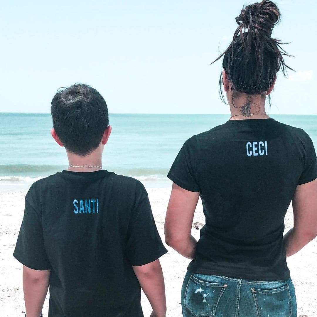 La presentadora destacó: "Santi es igual a don Óscar, físicamente, todo, es muy parecido".