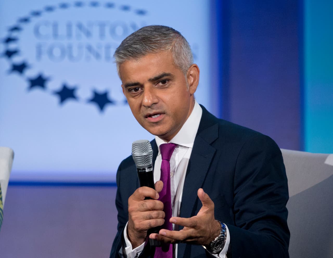 El alcalde de Londres, Sadiq Khan.