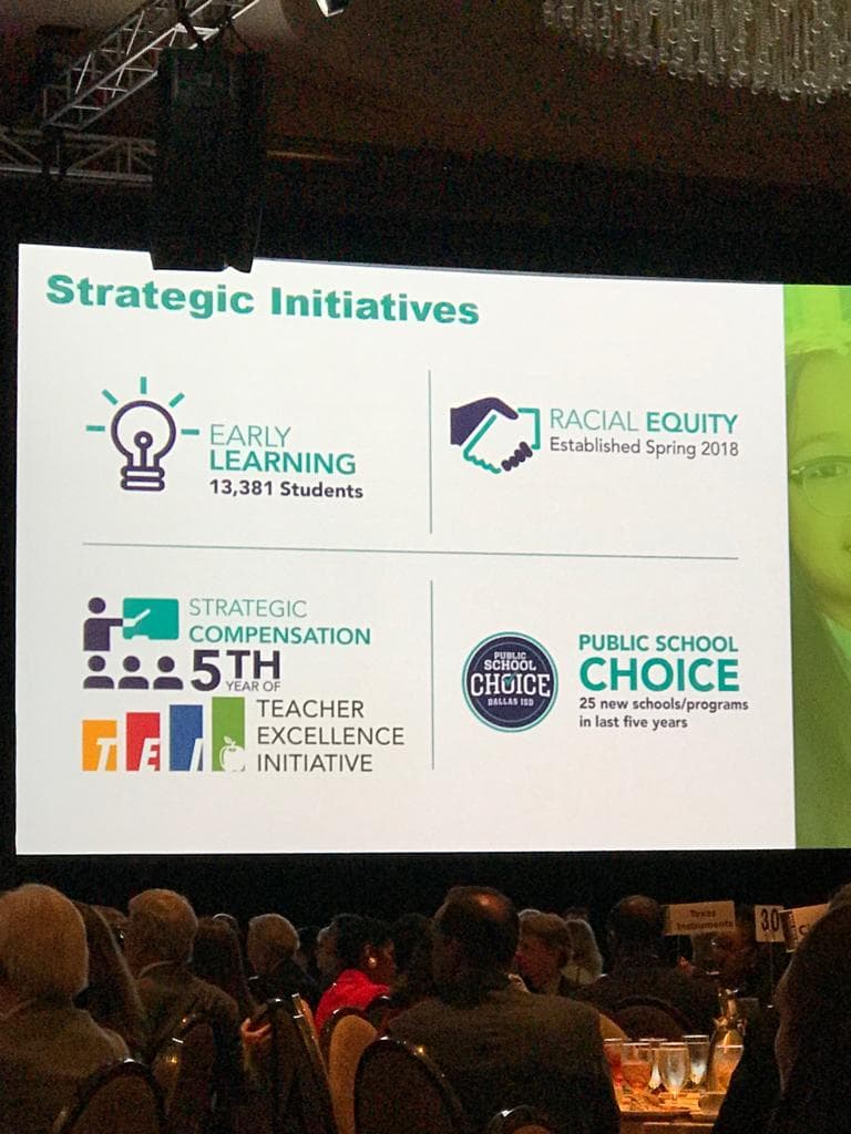 Superintendente, Michael Hinojosa da el discurso sobre el Estado del distrito