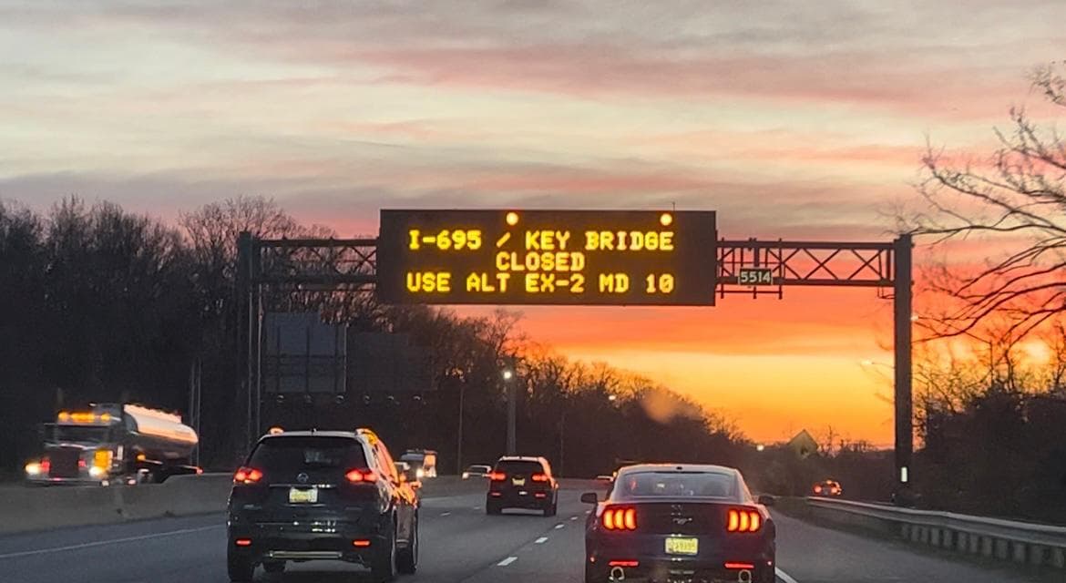 Derrumbe del puente Francis Scott Key: zonas cerradas y cómo afecta el tránsito en Baltimore